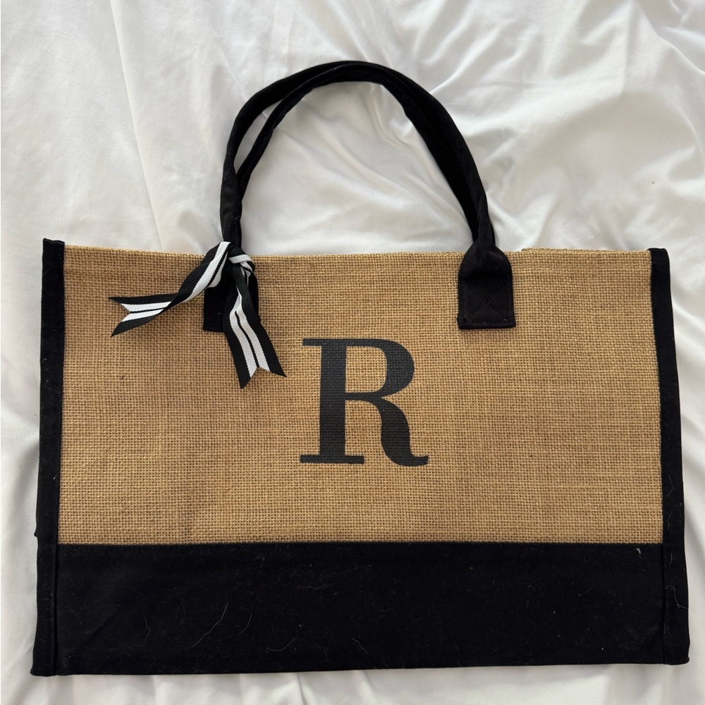 Black and Tan Tote Bag